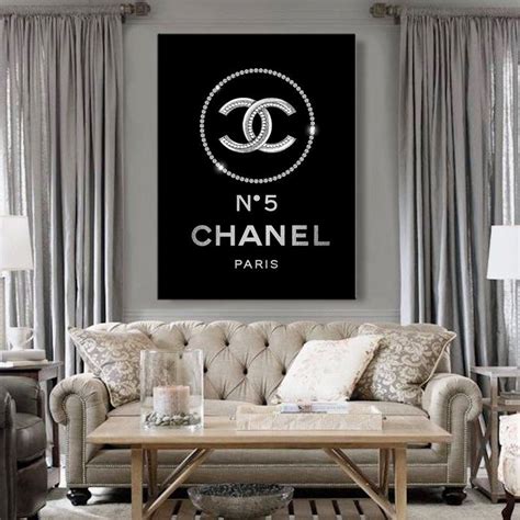 black and white striped chanel artwork|Chanel Wall Art: Classic Chanel Paintings on Canvas – Pixoram.